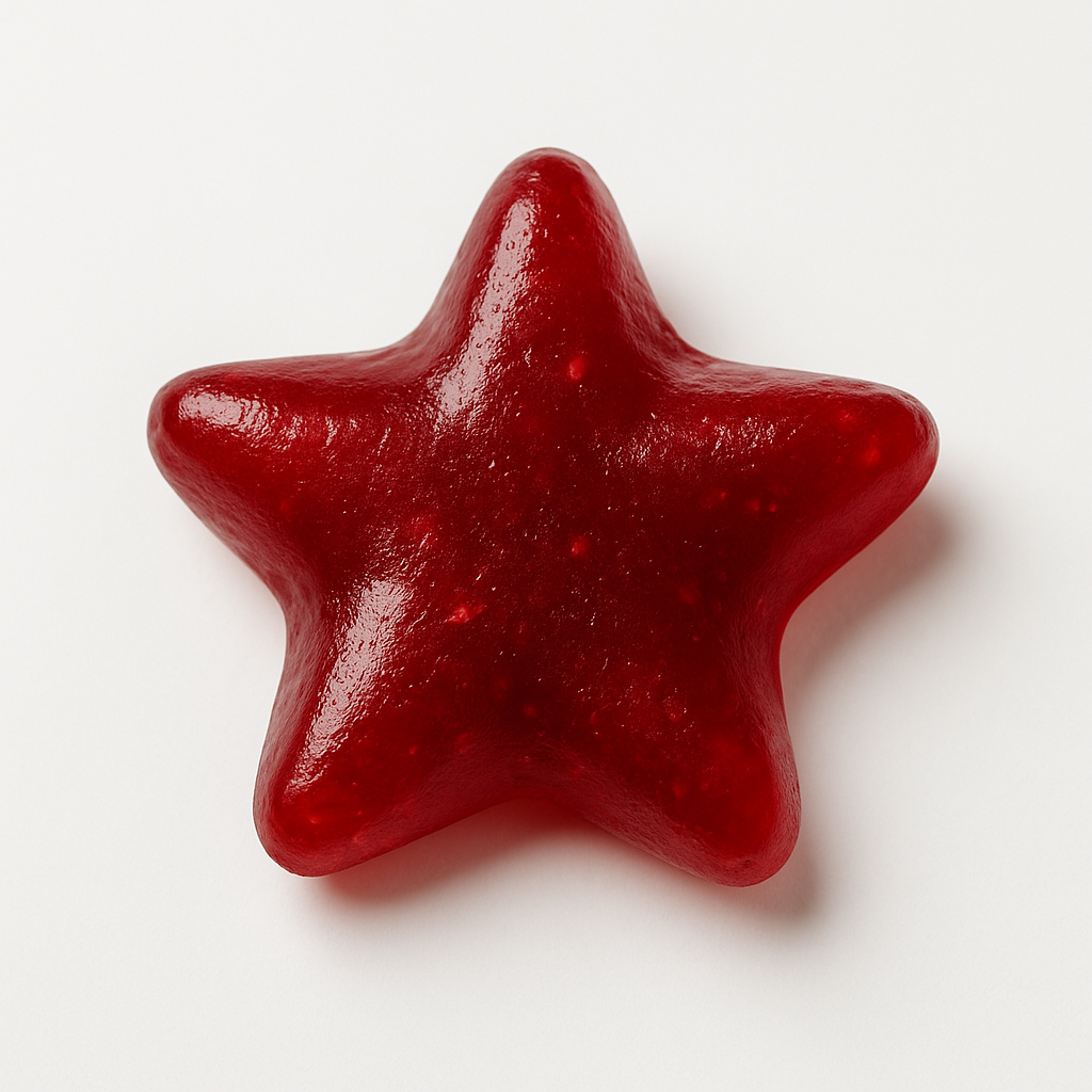 Cherry Star - Premium Star-Shaped Gummy