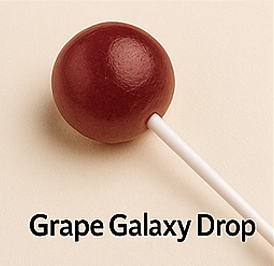 Grape Galaxy Drop - Premium Grape Lollipop