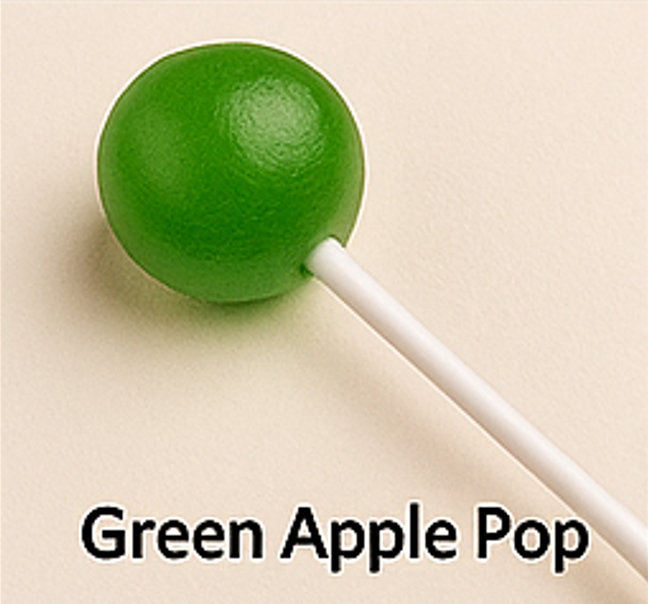 Green Apple Pop - Crisp Apple Lollipop