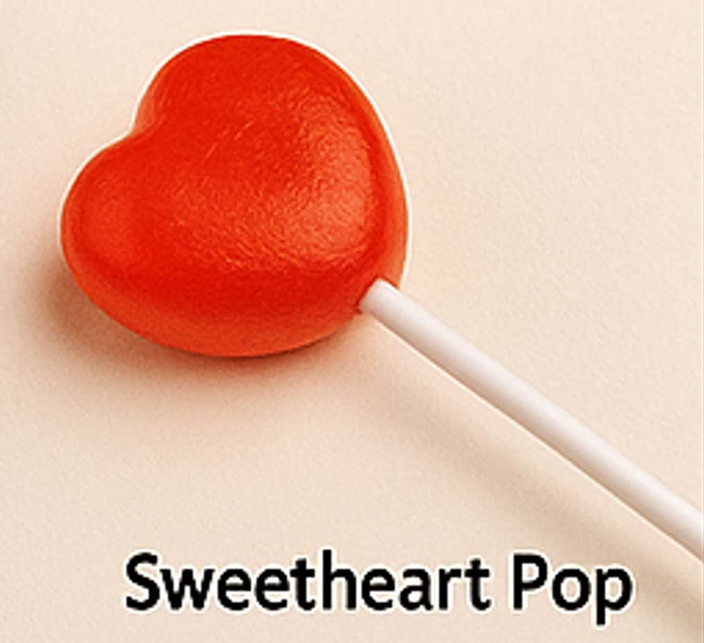 Sweetheart Pop - Romantic Heart Lollipop